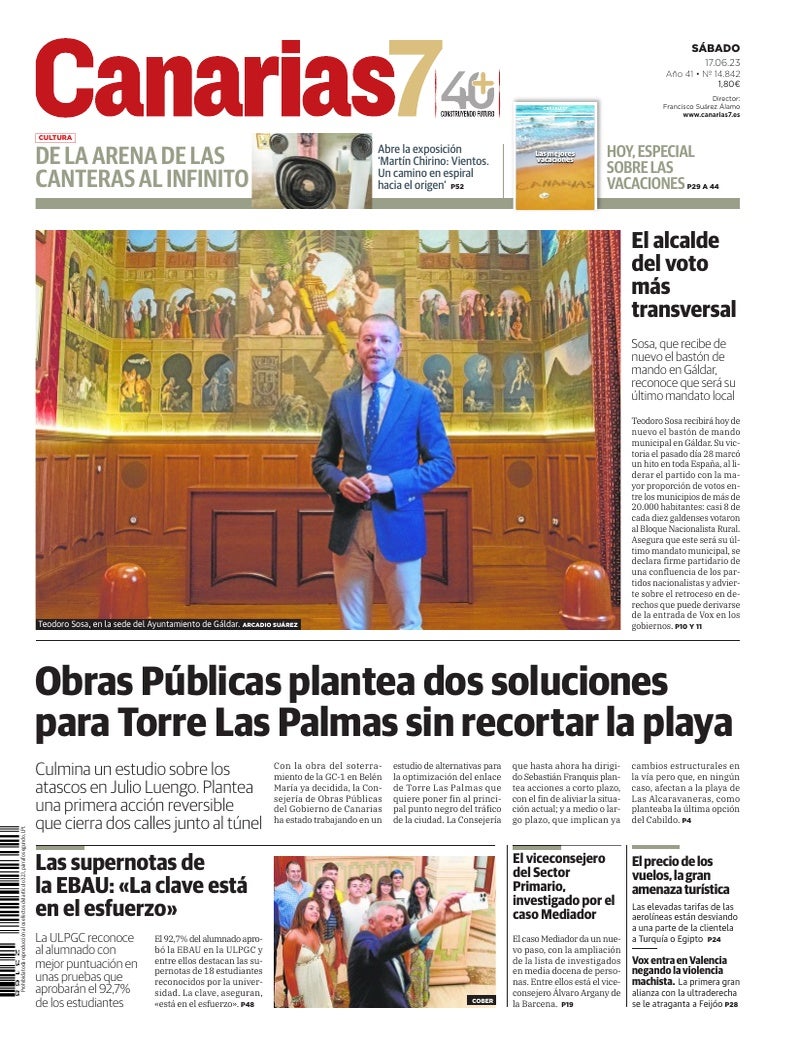 Portada Canarias7 17-06-2023