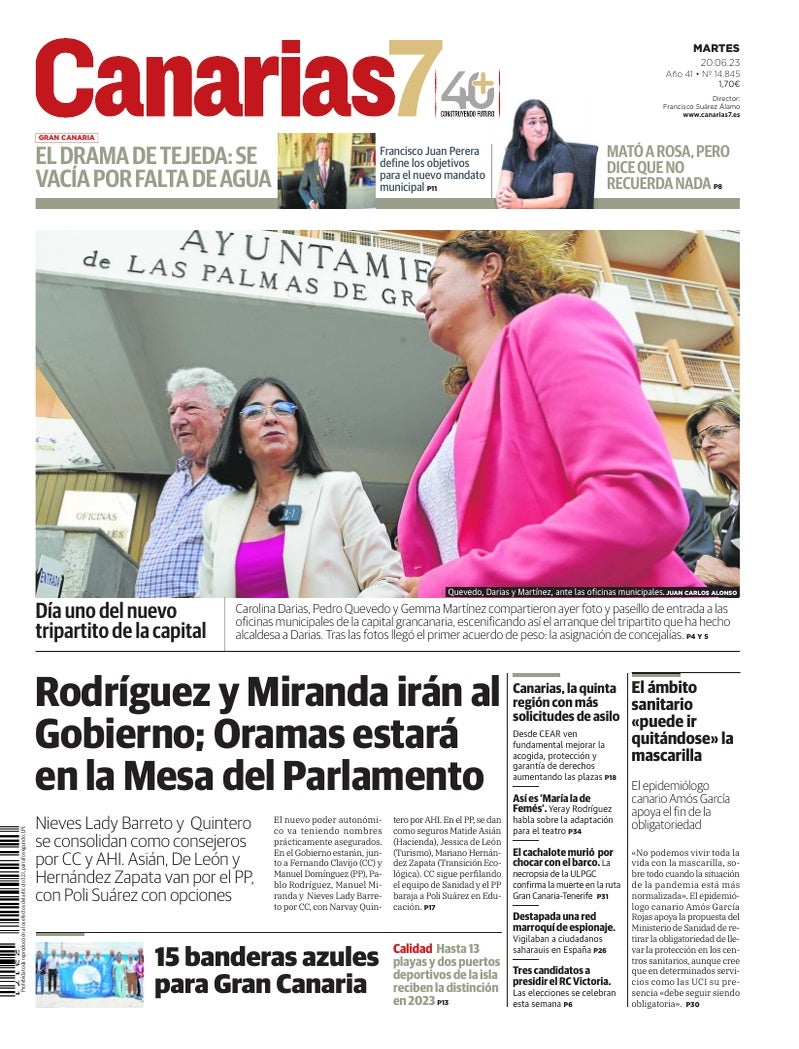 Portada Canarias7 20-06-2023