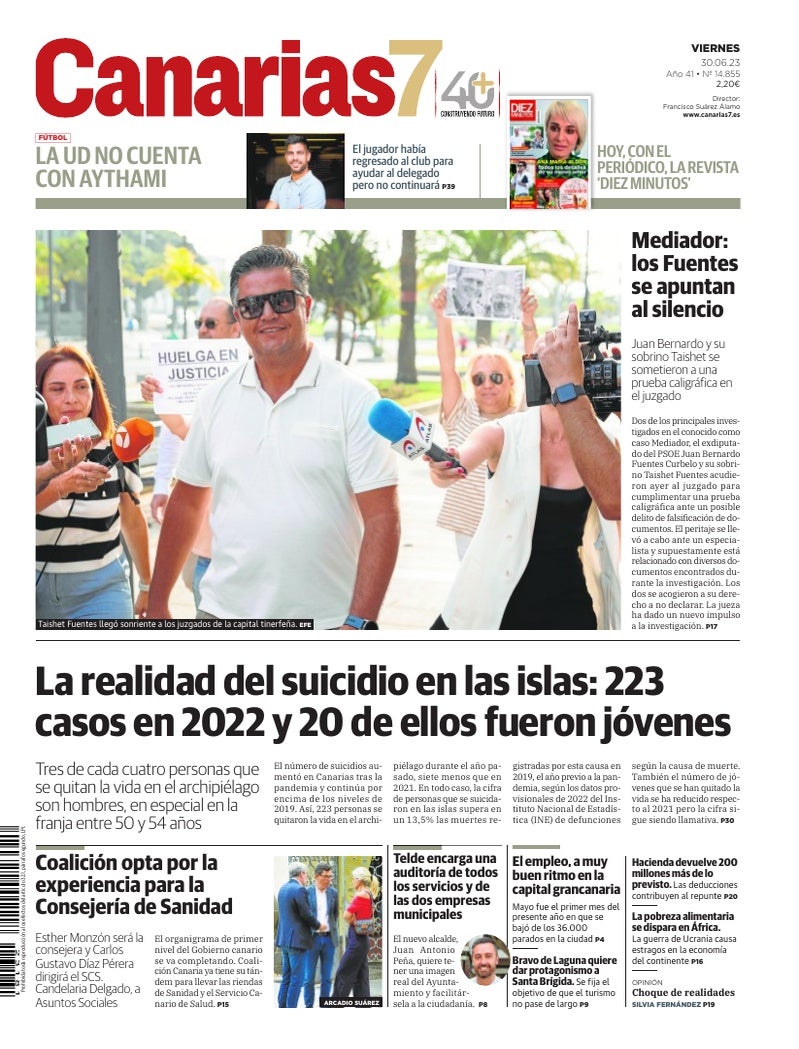 Portada Canarias7 30-06-2023