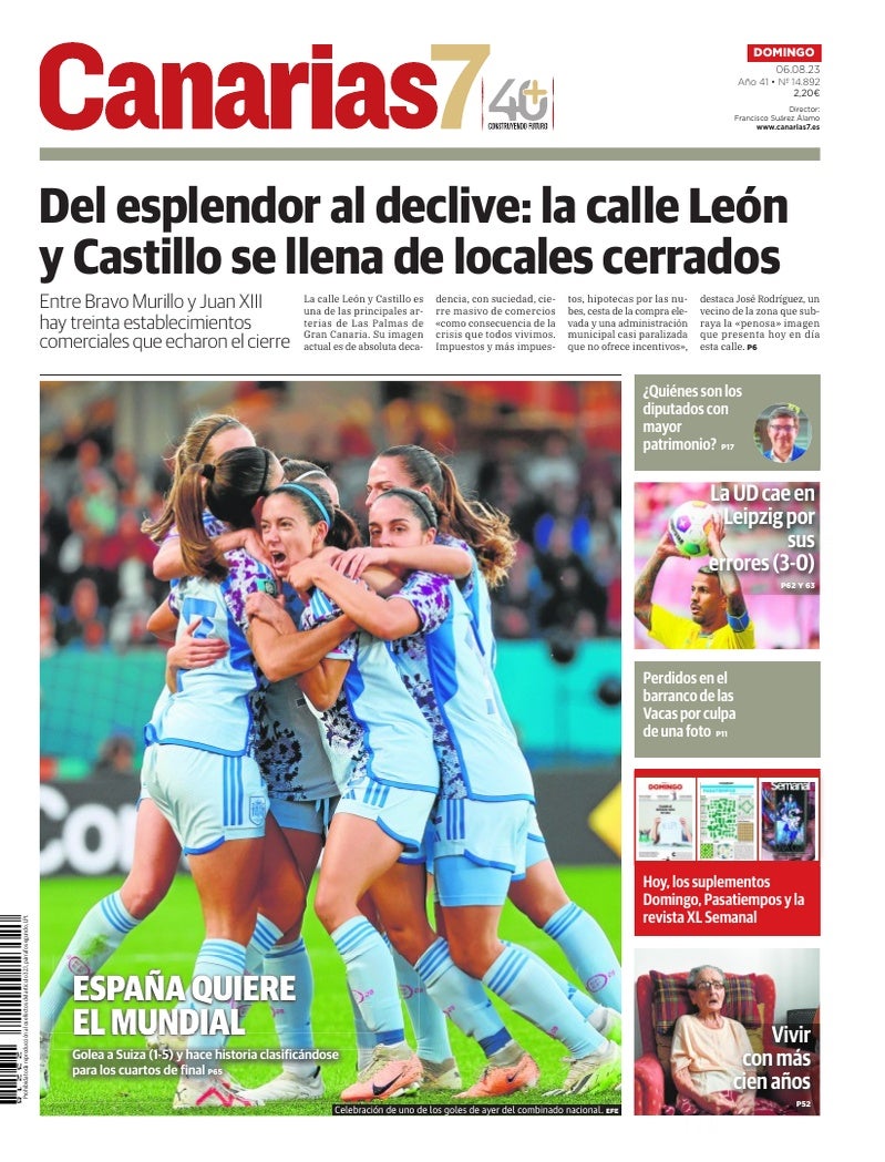 Portada Canarias7 06-08-2023