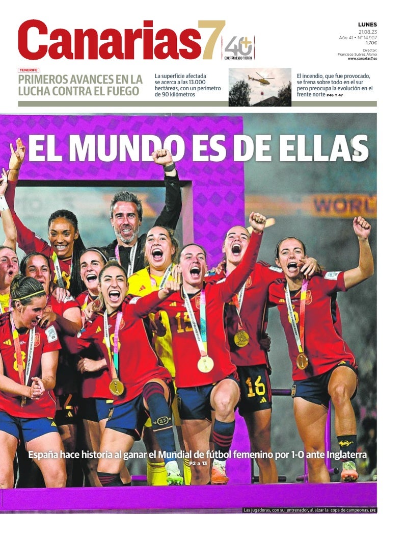 Portada Canarias7 21-08-2023