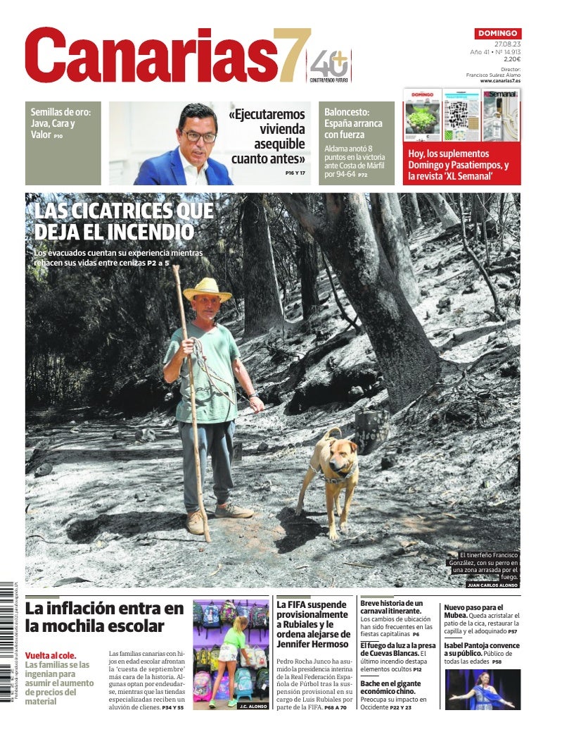 Portada Canarias7 27-08-2023