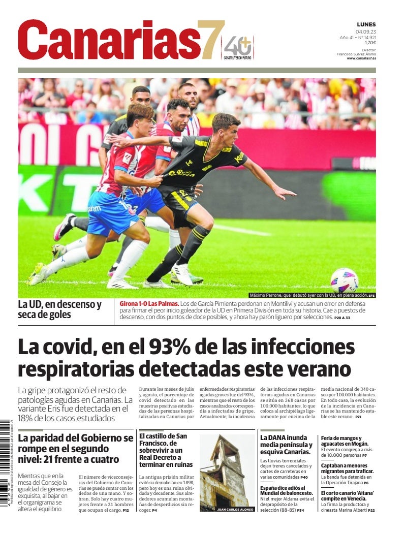 Portada Canarias7 04-09-2023