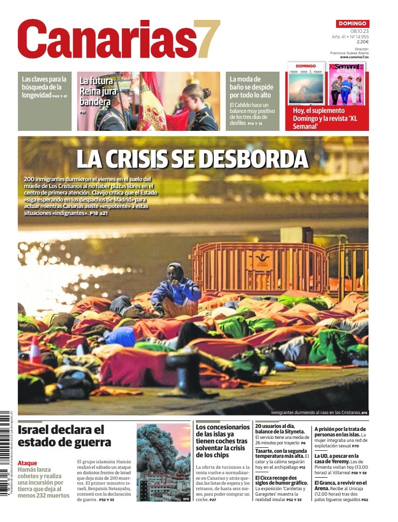 Portada Canarias7 08-10-2023