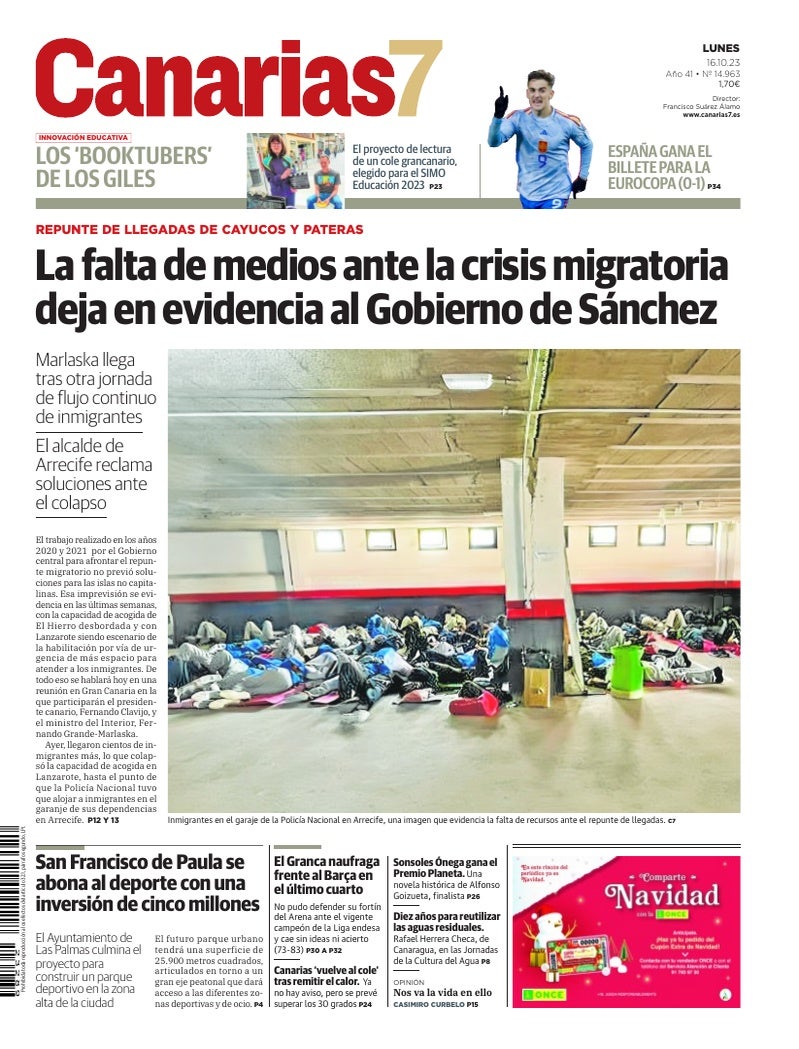 Portada Canarias7 16-10-2023
