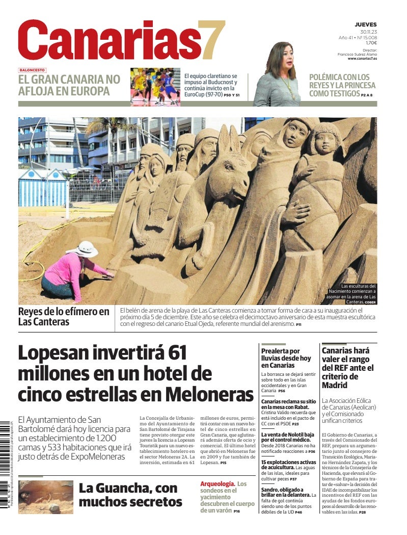 Portada Canarias7 30-11-2023