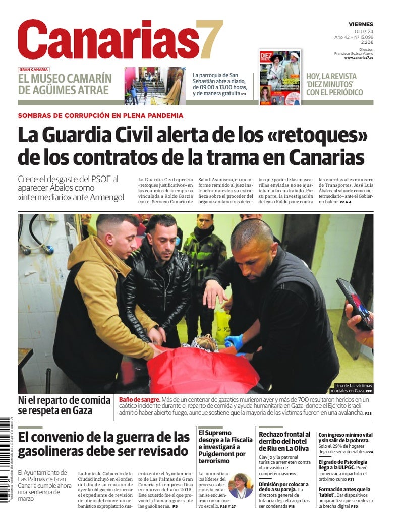 Portada Canarias7 01-03-2024