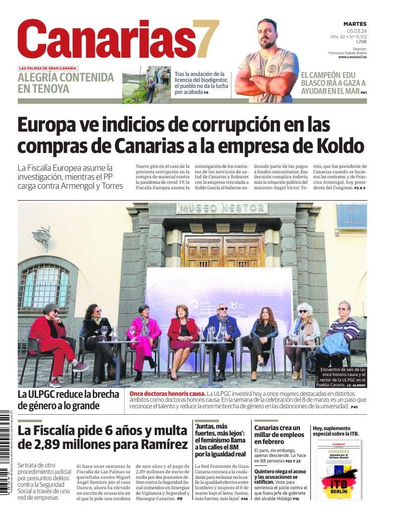 Portada Canarias7 05-03-2024