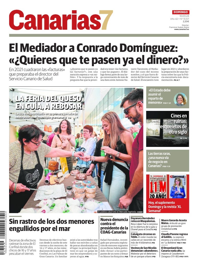 Portada Canarias7 10-03-2024