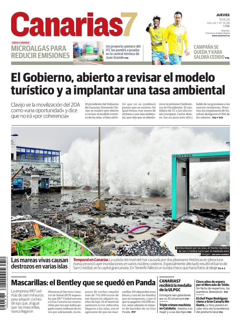 Portada Canarias7 11-04-2024