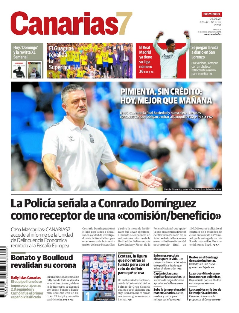 Portada Canarias7 05-05-2024