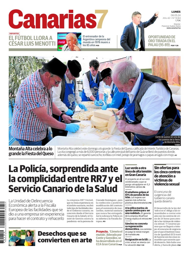 Portada Canarias7 06-05-2024