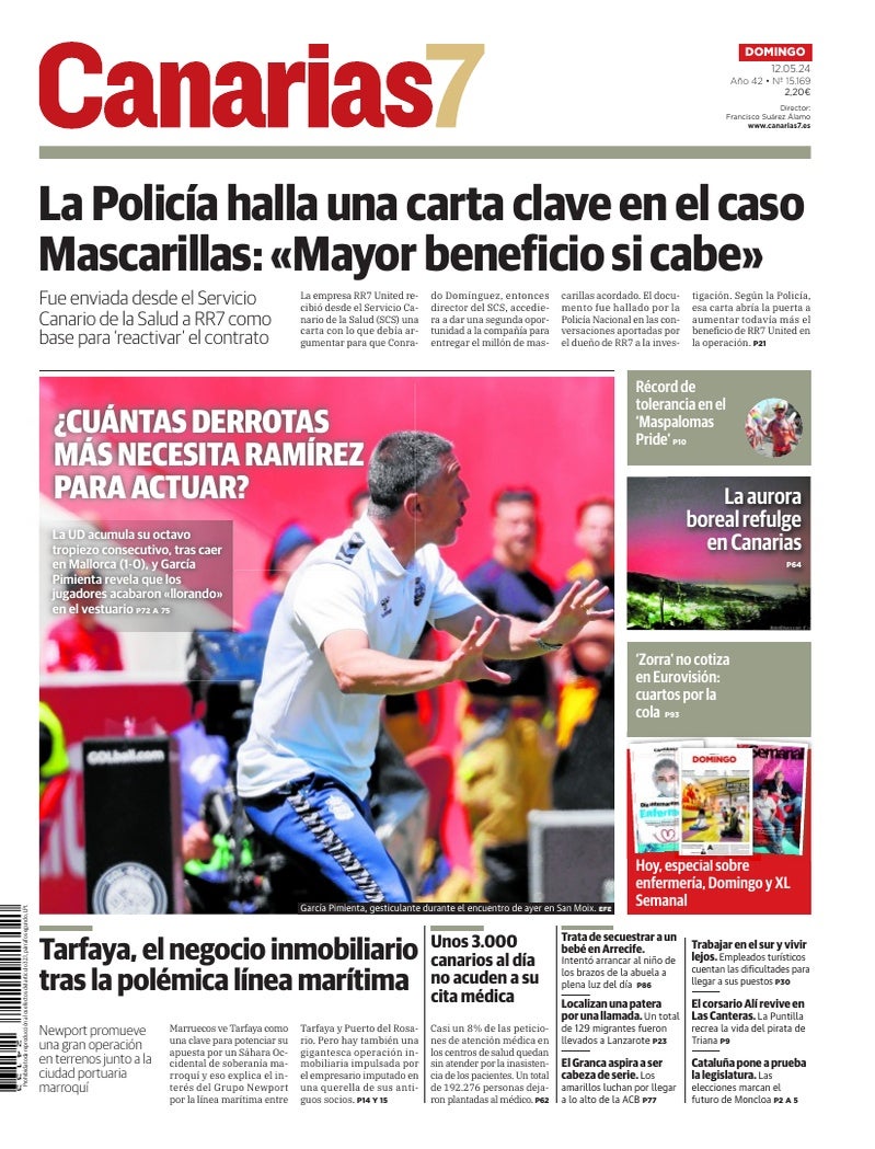 Portada Canarias7 12-05-2024