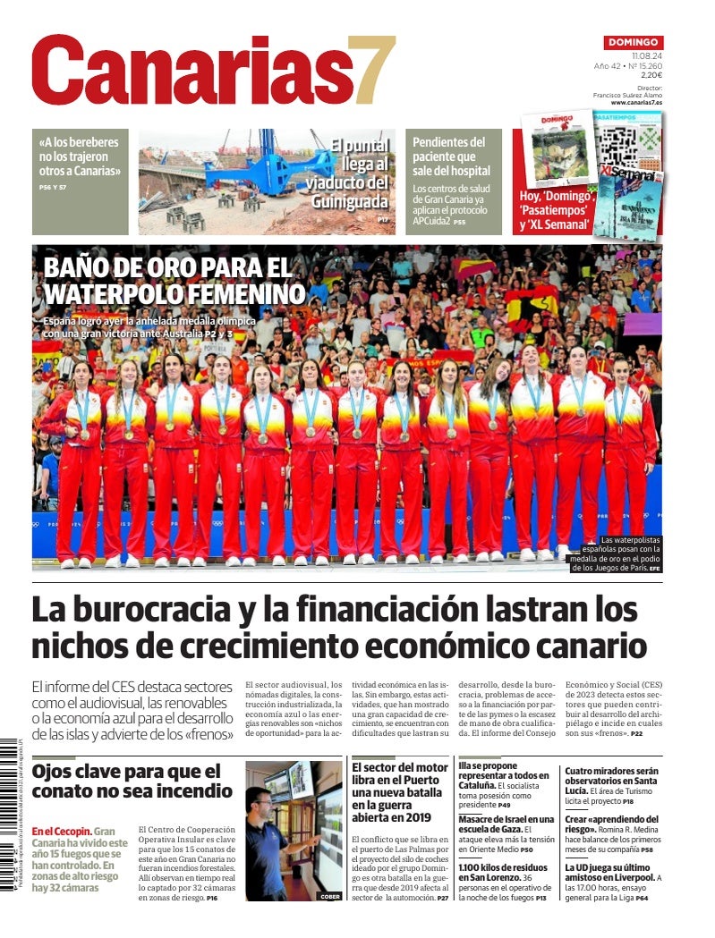 Portada Canarias7 11-08-2024
