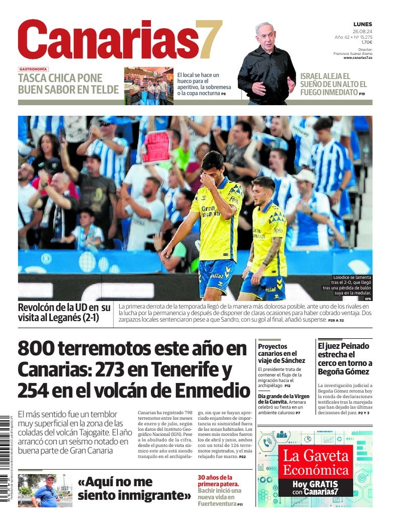 Portada Canarias7 26-08-2024