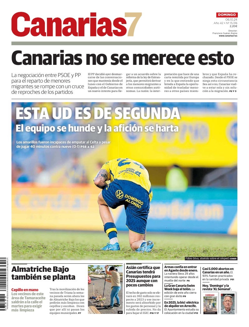 Portada Canarias7 06-10-2024