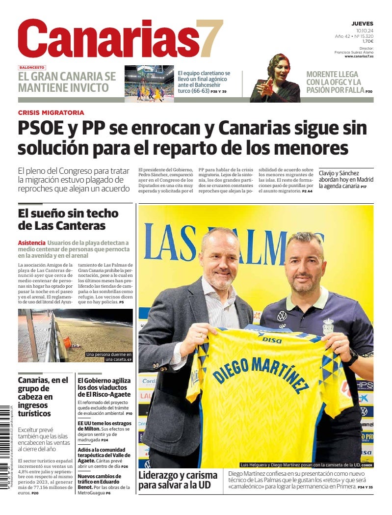Portada Canarias7 10-10-2024
