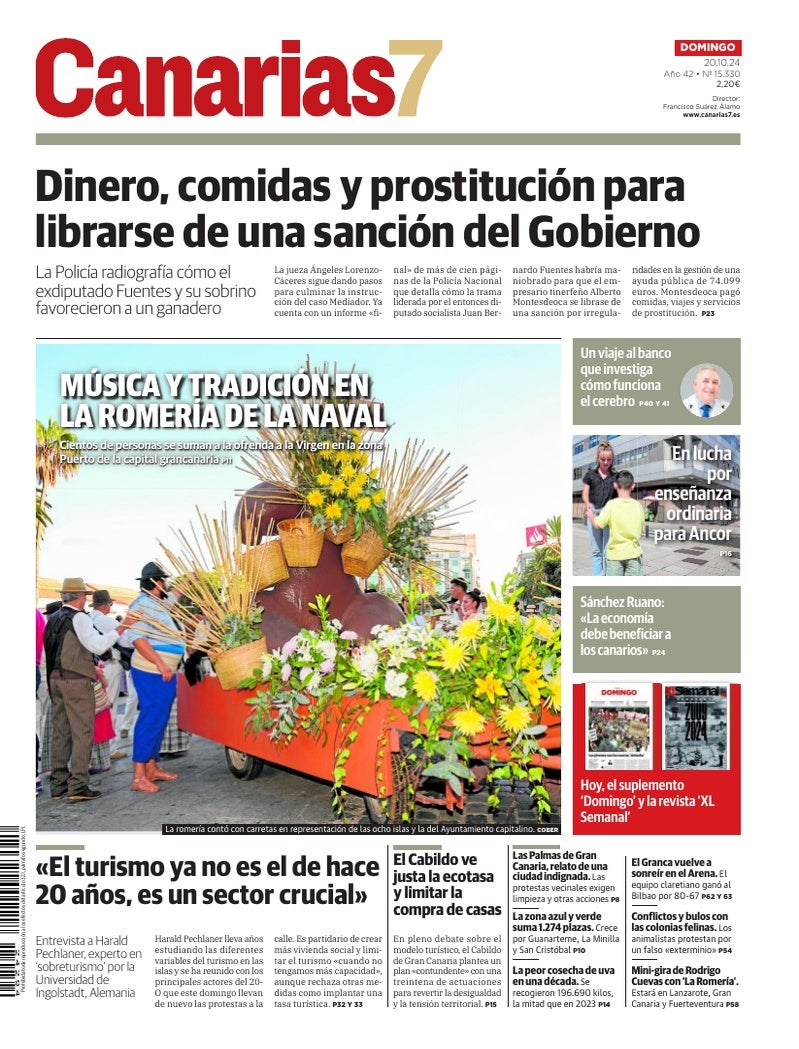 Portada Canarias7 20-10-2024