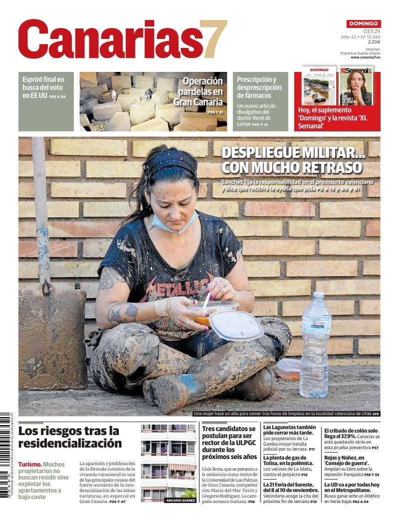 Portada Canarias7 03-11-2024