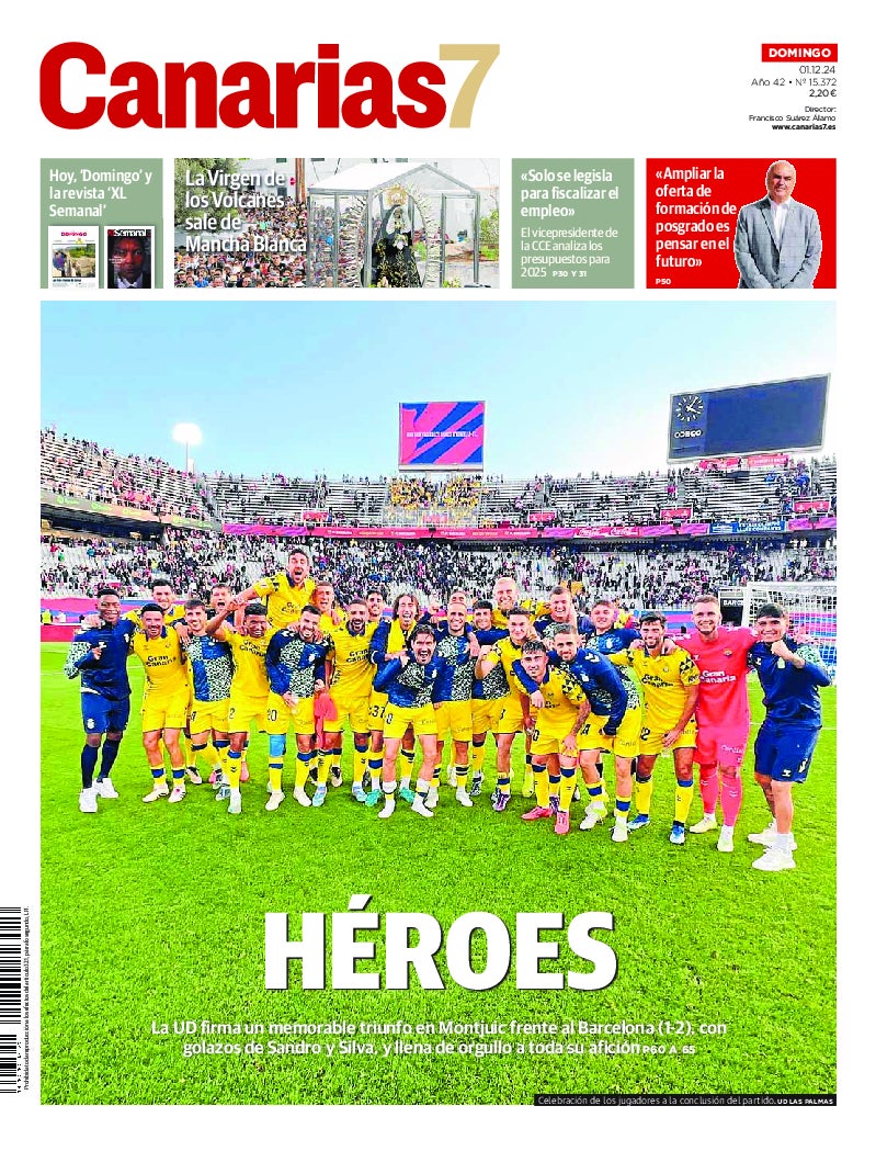 Portada Canarias7 01-12-2024