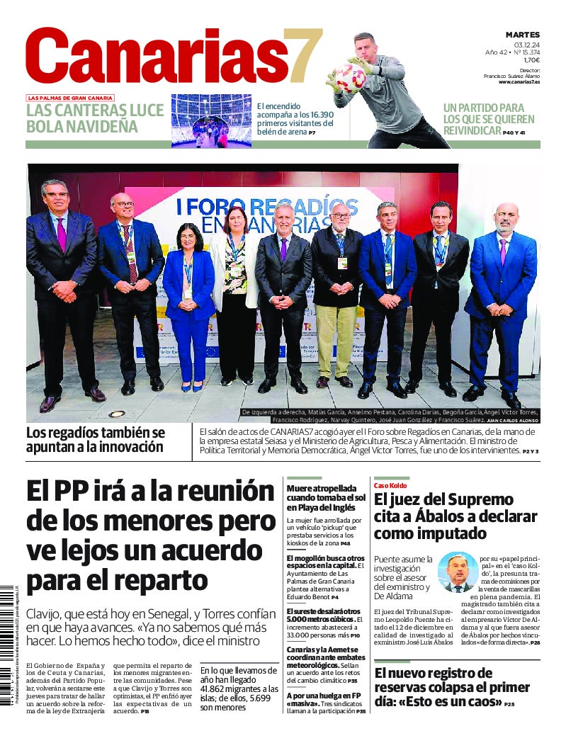Portada Canarias7 03-12-2024