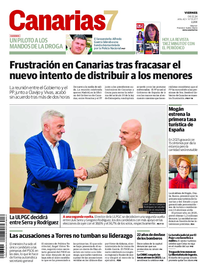 Portada Canarias7 06-12-2024