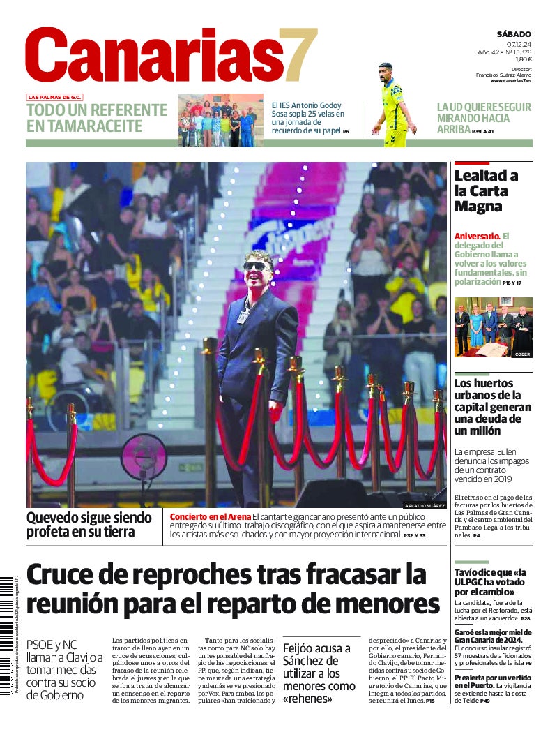 Portada Canarias7 07-12-2024