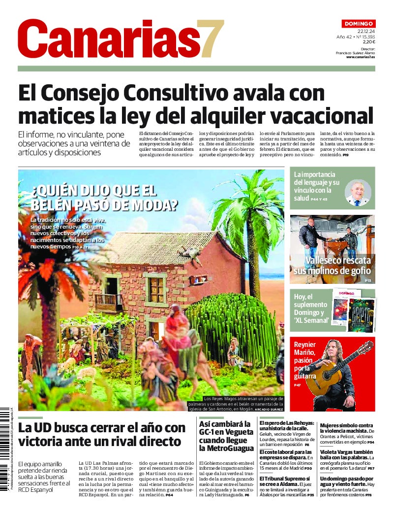 Portada Canarias7 22-12-2024