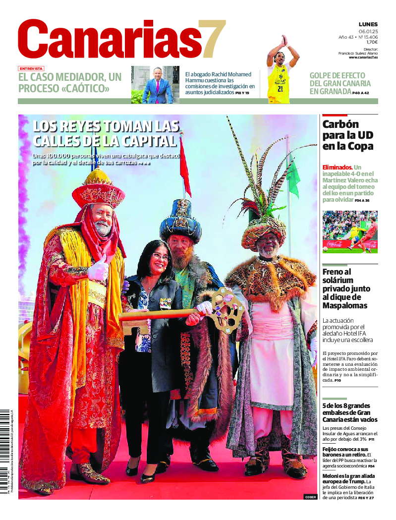Portada Canarias7 06-01-2025