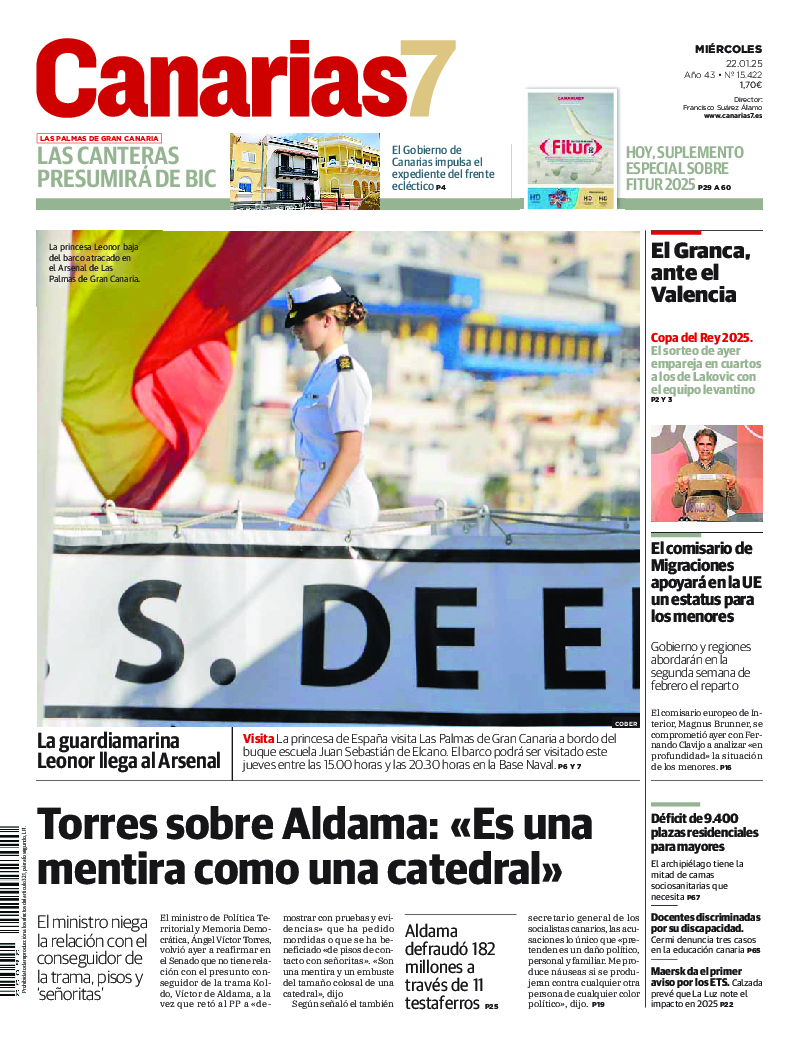 Portada Canarias7 22-01-2025
