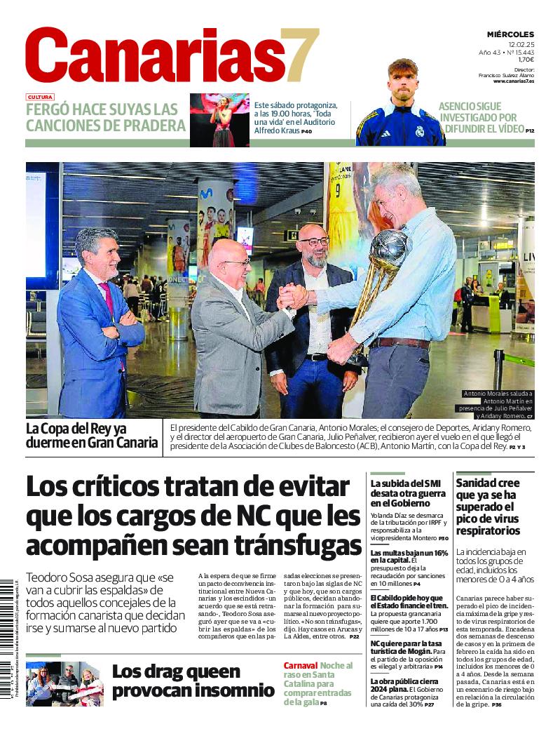 Portada Canarias7 12-02-2025