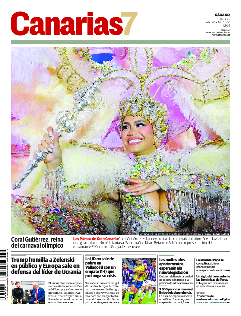 Portada Canarias7 01-03-2025