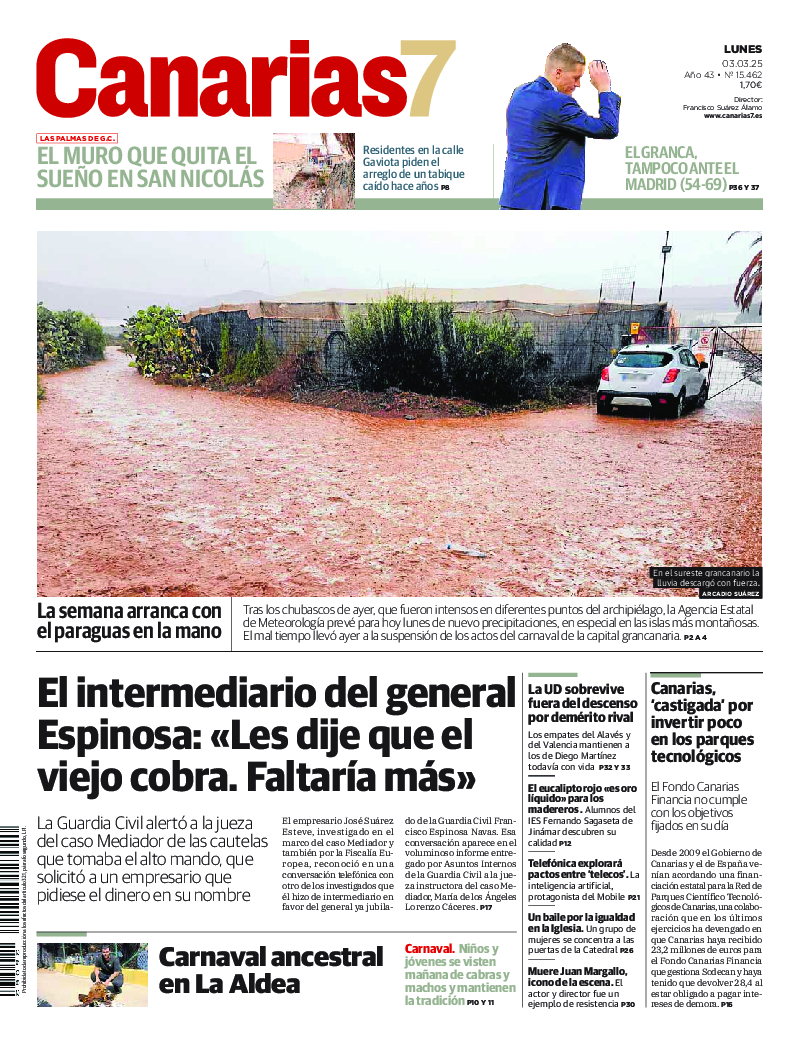 Portada Canarias7 03-03-2025