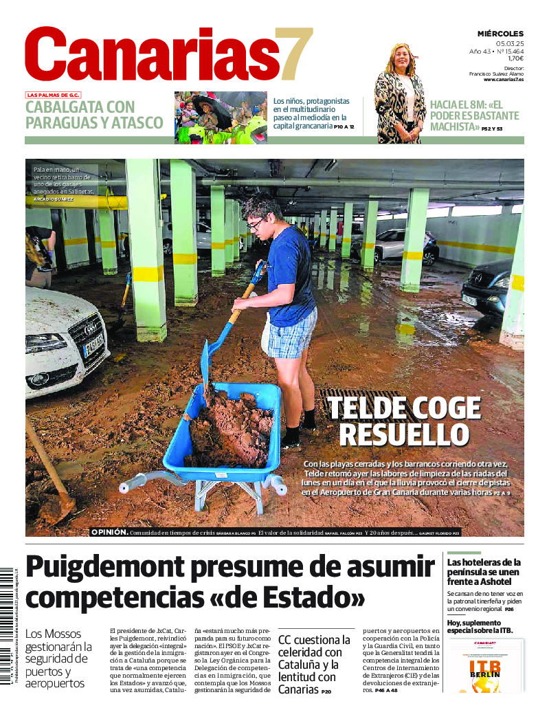 Portada Canarias7 05-03-2025