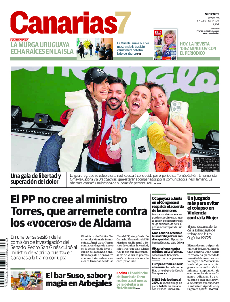 Portada Canarias7 07-03-2025