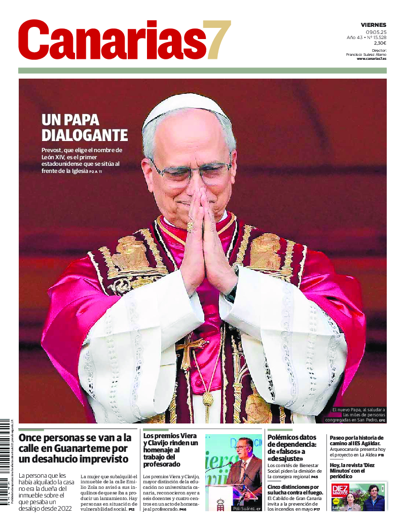 Portada Canarias7 09-05-2025