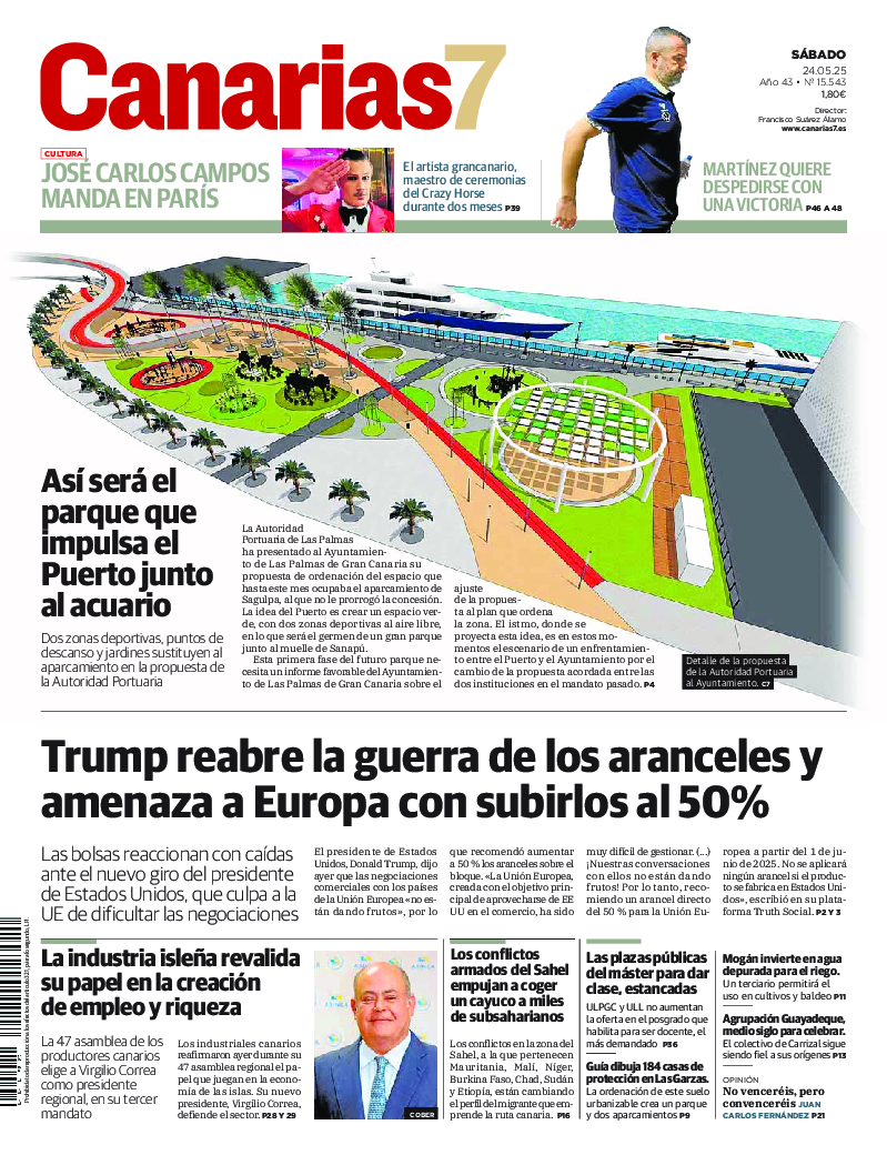 Portada Canarias7 24-05-2025