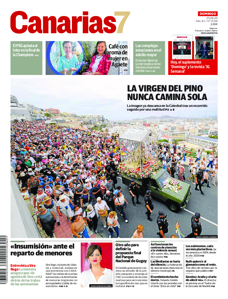 Portada Canarias7 01-06-2025