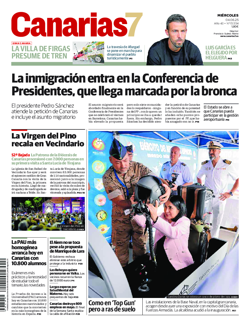 Portada Canarias7 04-06-2025
