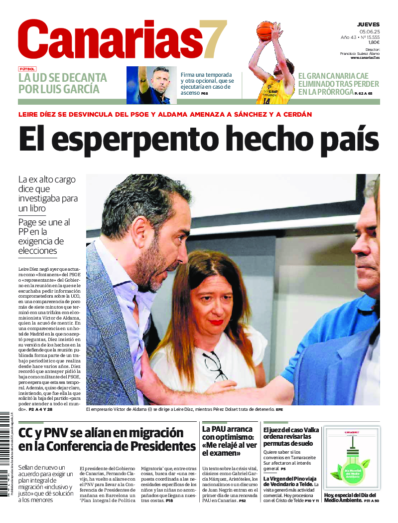 Portada Canarias7 05-06-2025