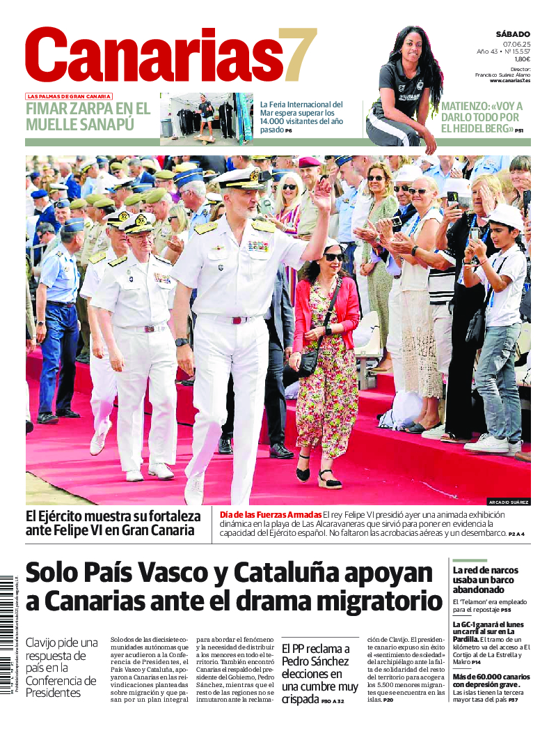Portada Canarias7 07-06-2025