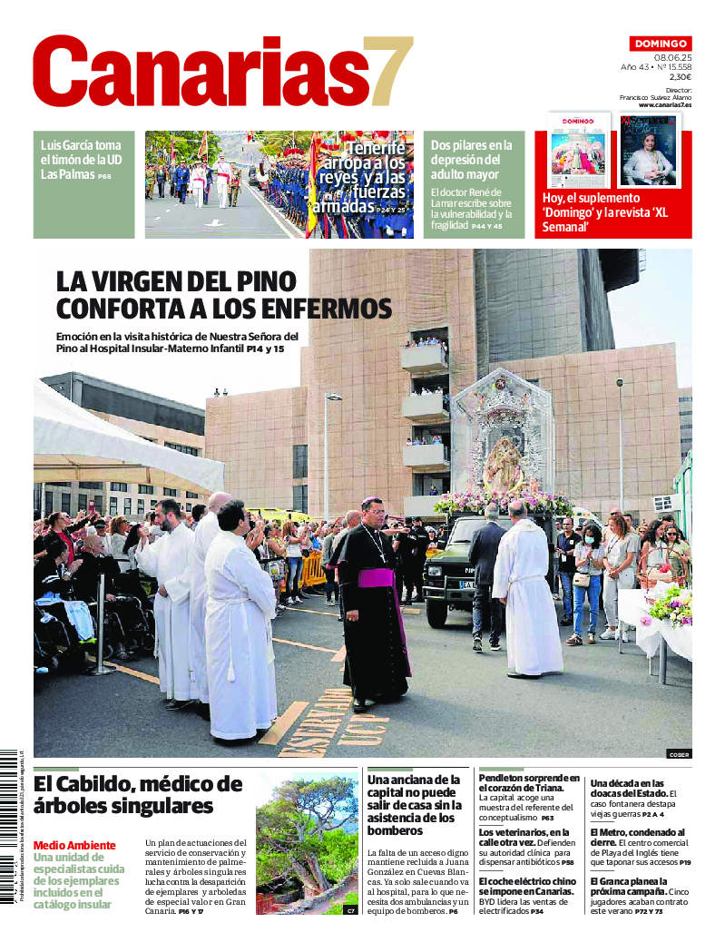 Portada Canarias7 08-06-2025