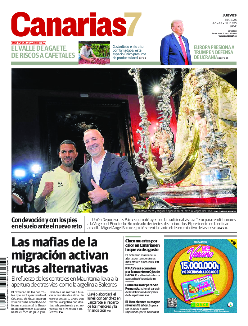 Portada Canarias7 14-08-2025