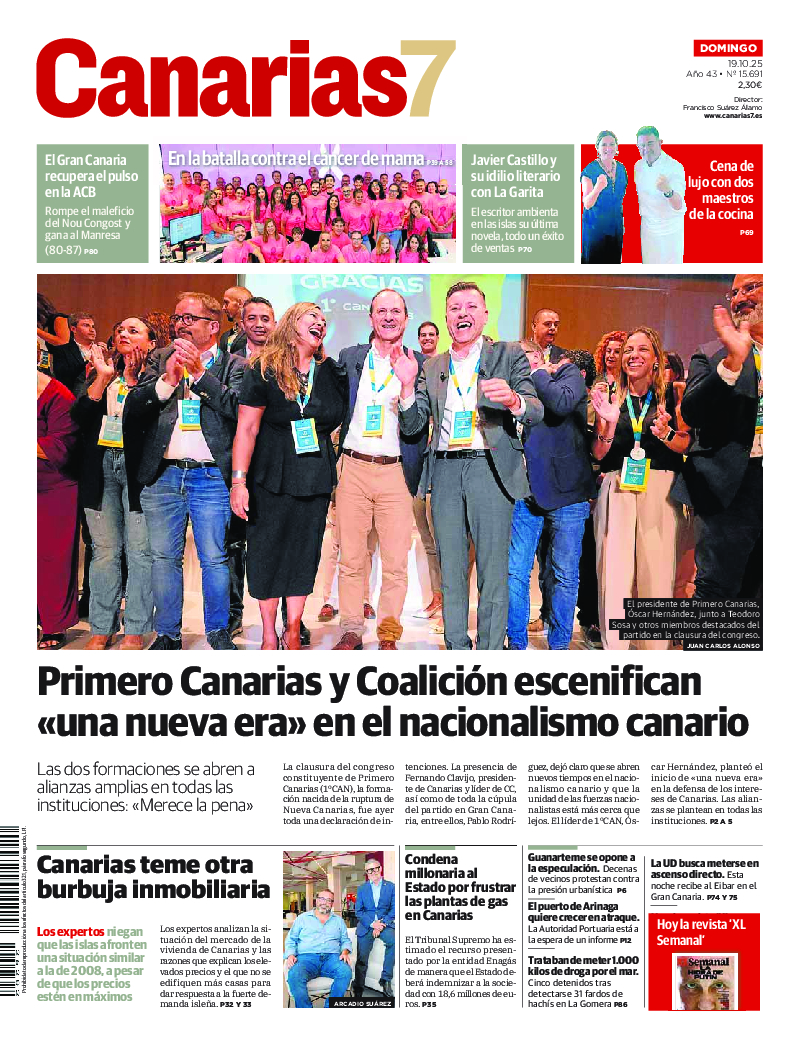 Portada Canarias7 19-10-2025