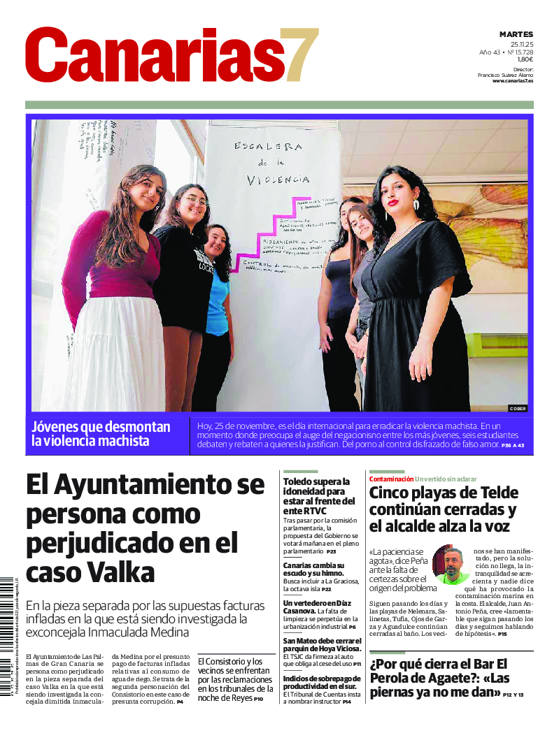 Portada Canarias7 25-11-2025