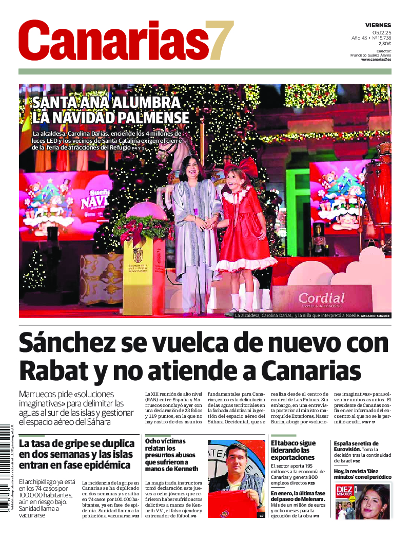 Portada Canarias7 05-12-2025