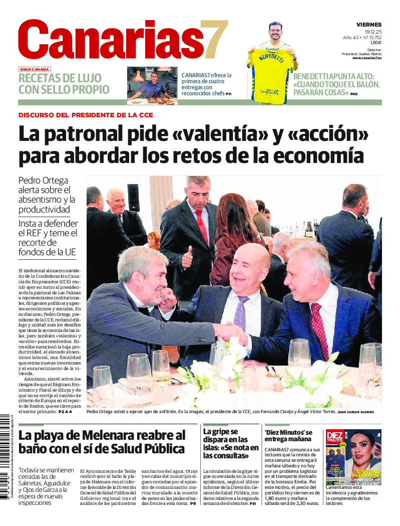 Portada Canarias7 19-12-2025
