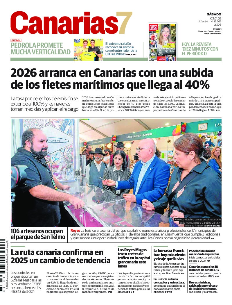 Portada Canarias7 03-01-2026