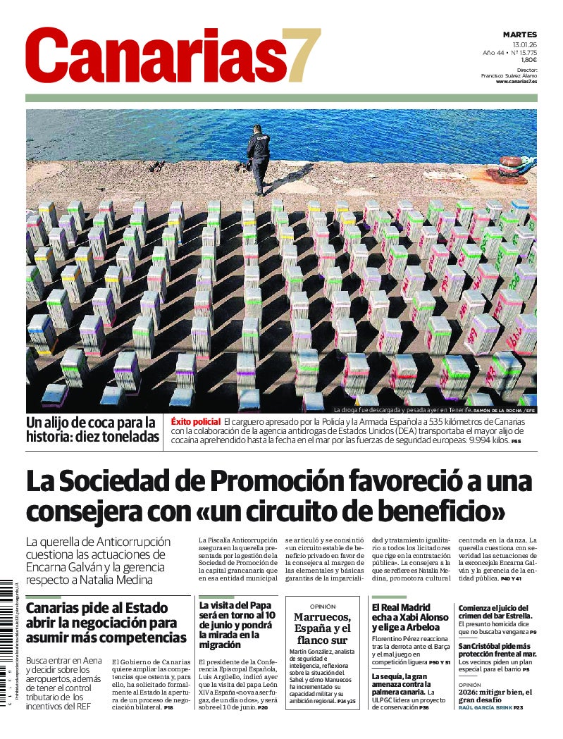 Portada Canarias7 13-01-2026