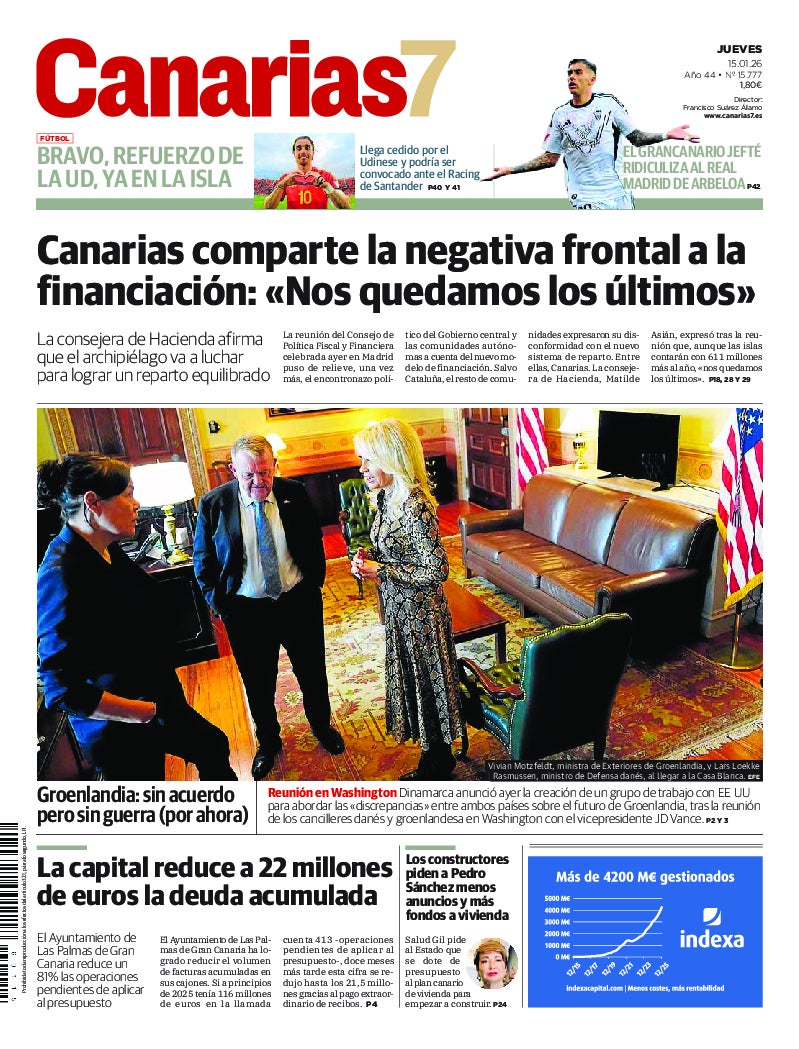 Portada Canarias7 15-01-2026